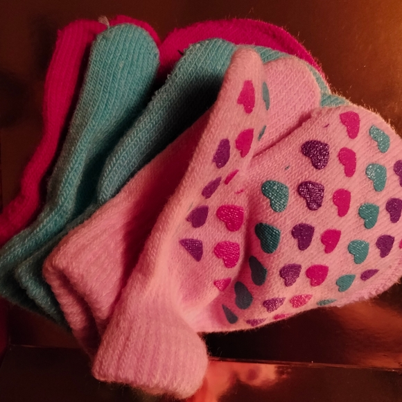 Kids mittens 3 pack little girls - Picture 2 of 2